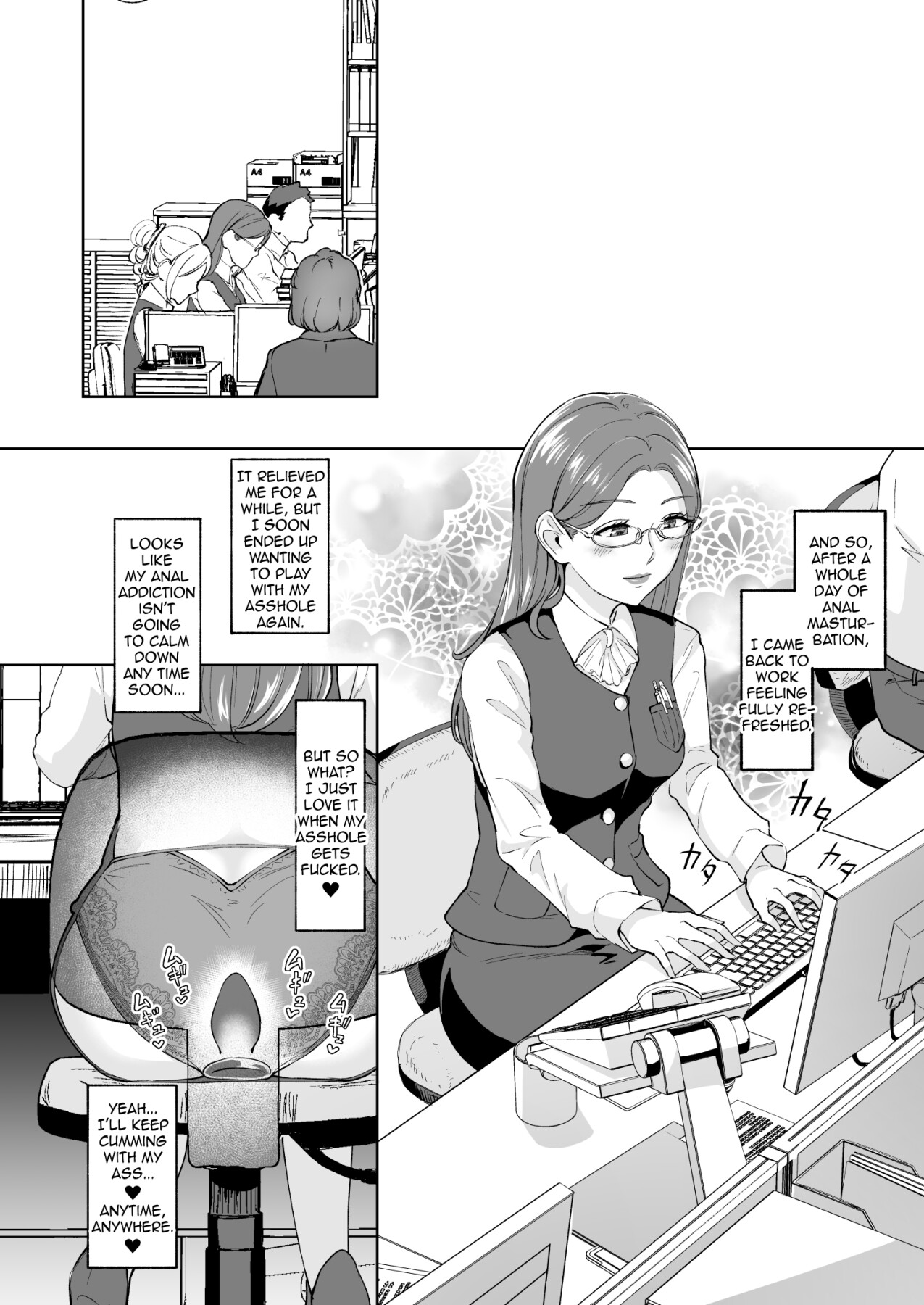 Hentai Manga Comic-Ass anal mature woman ass-Read-23